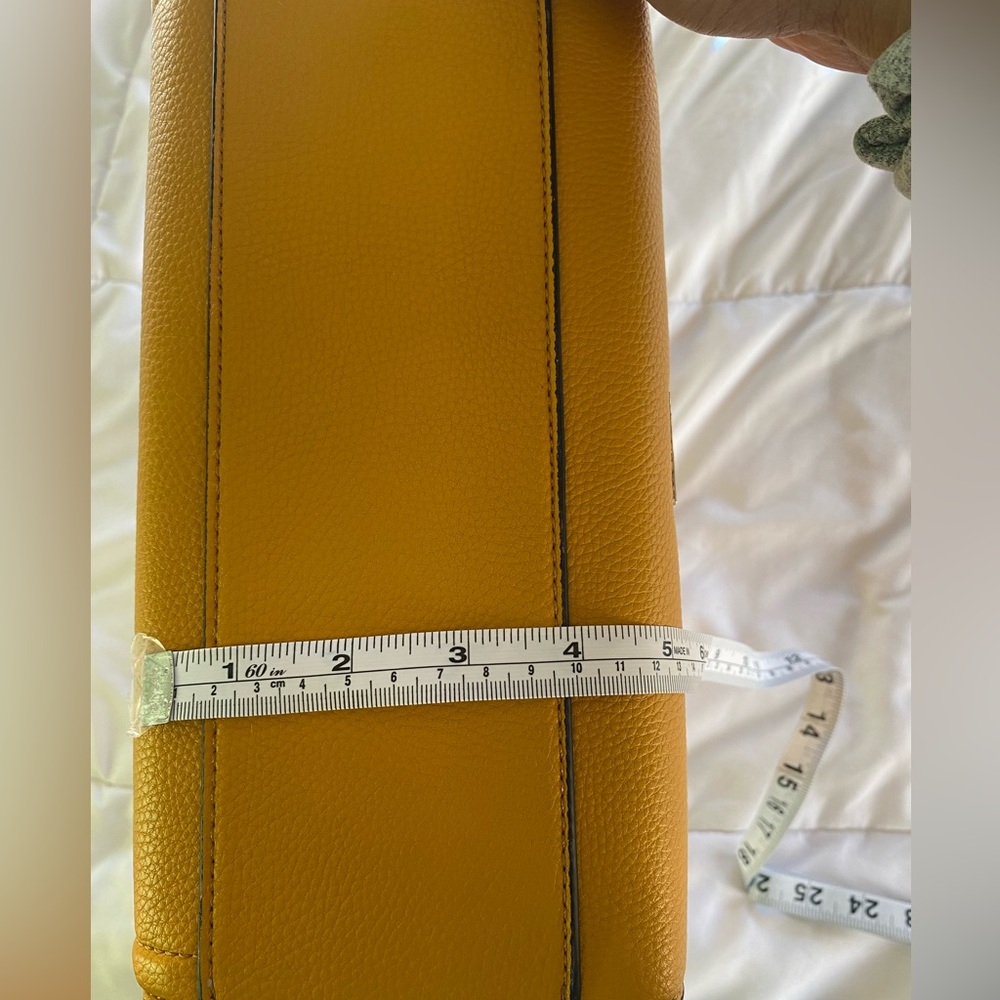 ALDO Yellow Satchel Handbag - Picture 4 of 9